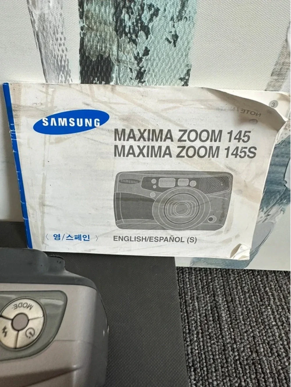 Samsung Maxima Zoom 145S 35mm Point & Shoot Film Camera w/ Case & Original Box